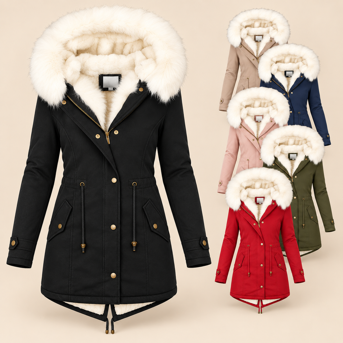 Alice™ | Elegant Long Winter Parka