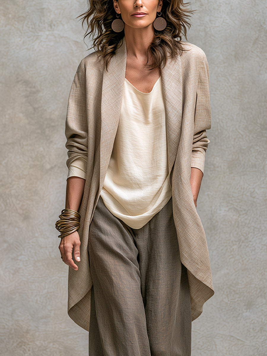 Linda™ | Elegant Three-Piece Palazzo Set