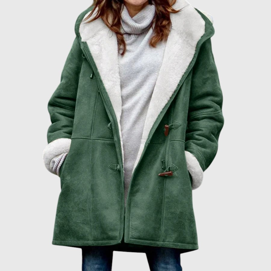 Louise™ | Elegant Toggle Duffle Coat
