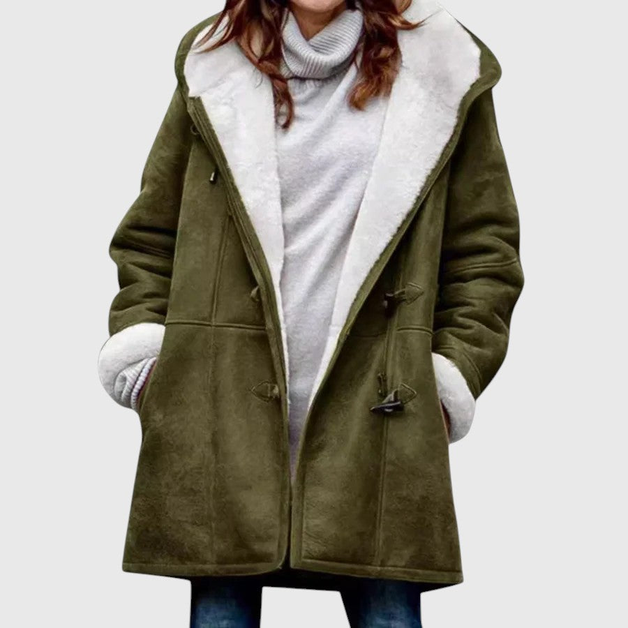 Louise™ | Elegant Toggle Duffle Coat