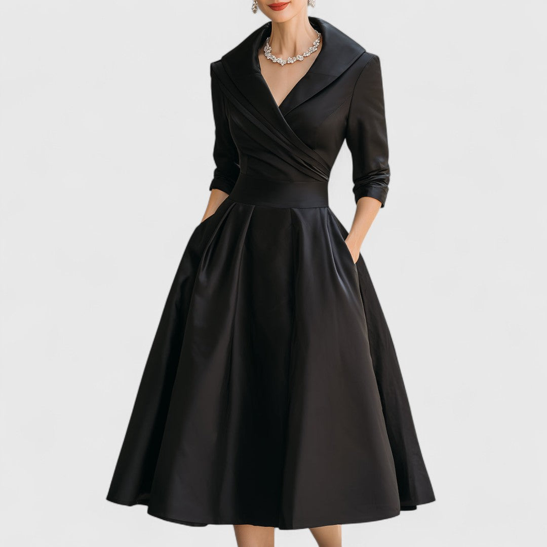 Teresa | Midi dress with an elegant cut and a flattering silhouette