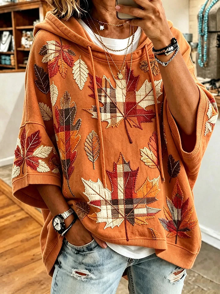Alice | Artistic Patchwork Oversized Hoodie