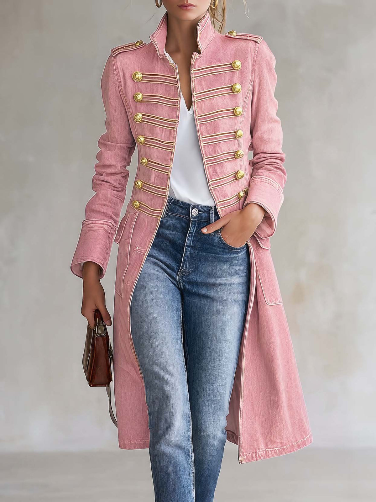 Jacqueline™ | Elegant Denim Coat