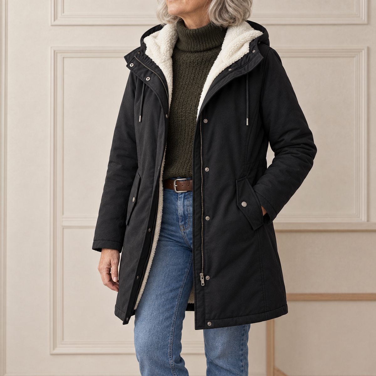 Helen | Cozy Hooded Winter Coat