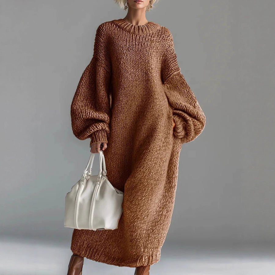 Joanne™ | Cozy Oversized Chunky Knit Dress