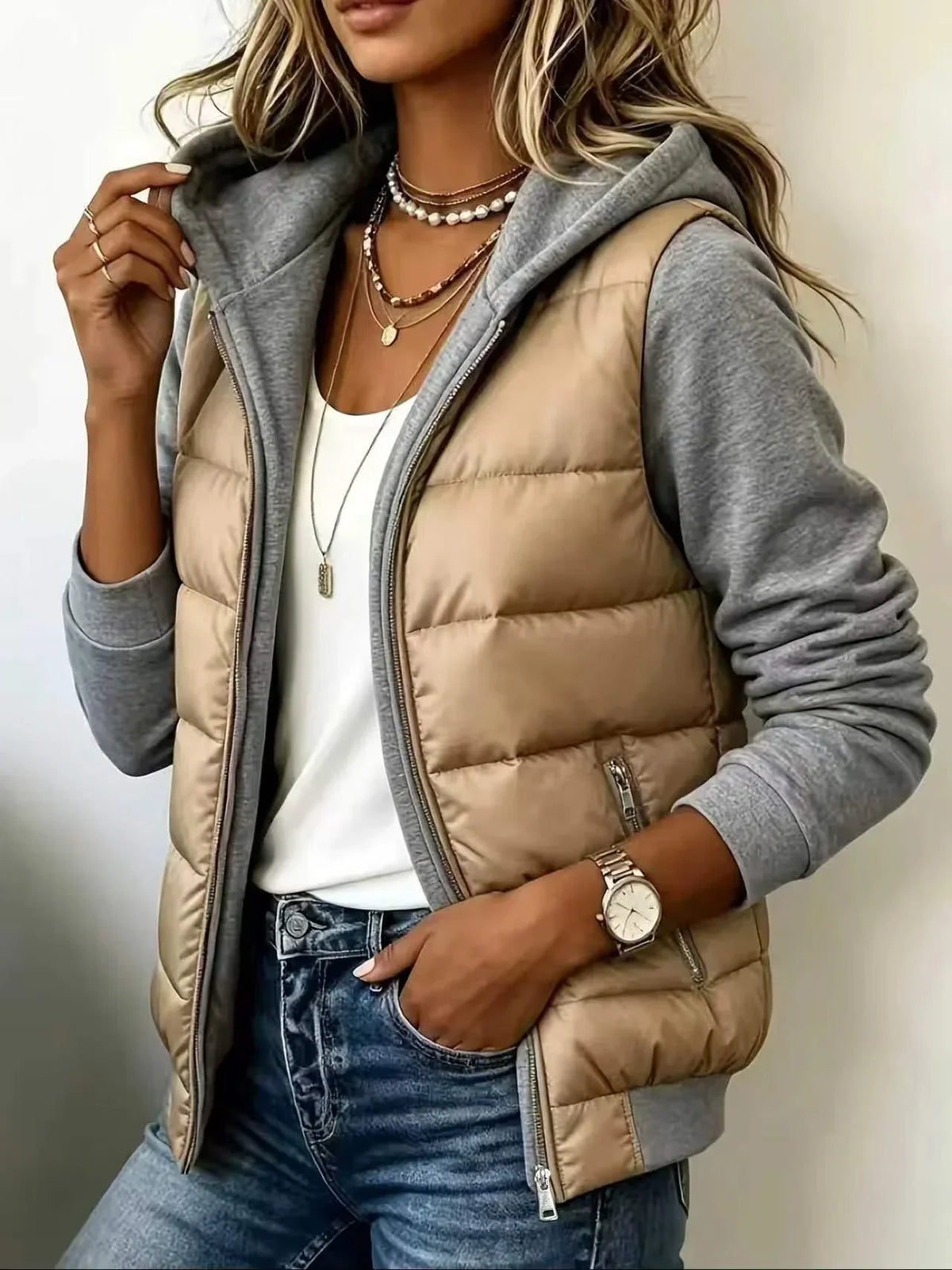 Elaine™ | Padded Jacket with Hood
