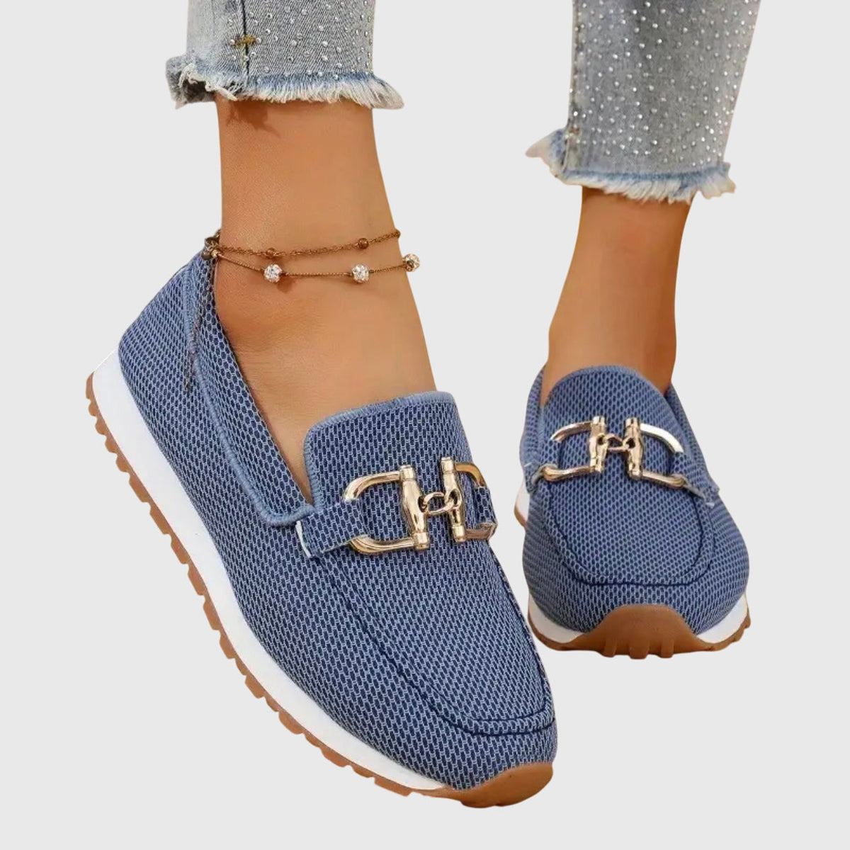 Laura | Comfort Gold Detail Loafer
