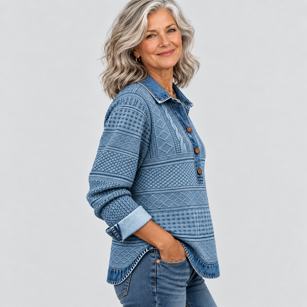 Azalea | Relaxed Cable Knit Sweater