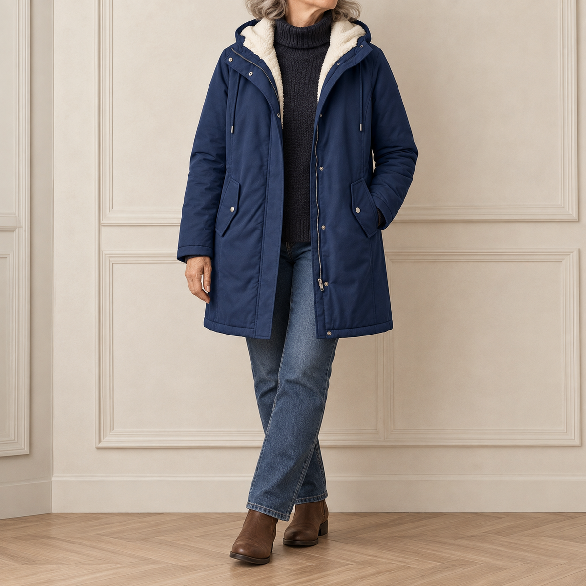 Helen | Cozy Hooded Winter Coat