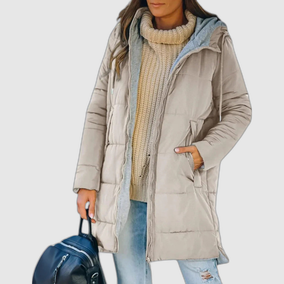 Fiora | Casual Hooded Puffer Coat