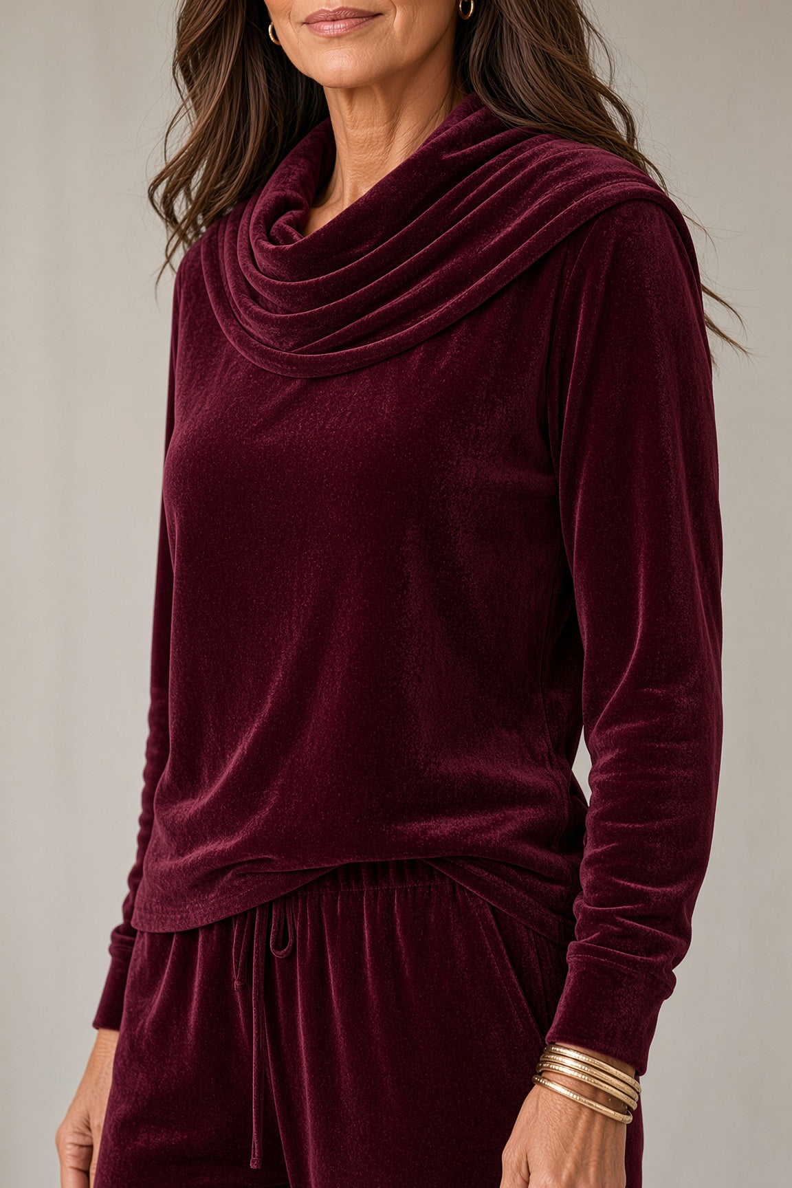 Taylor | Velvet Two-Piece Pant Set