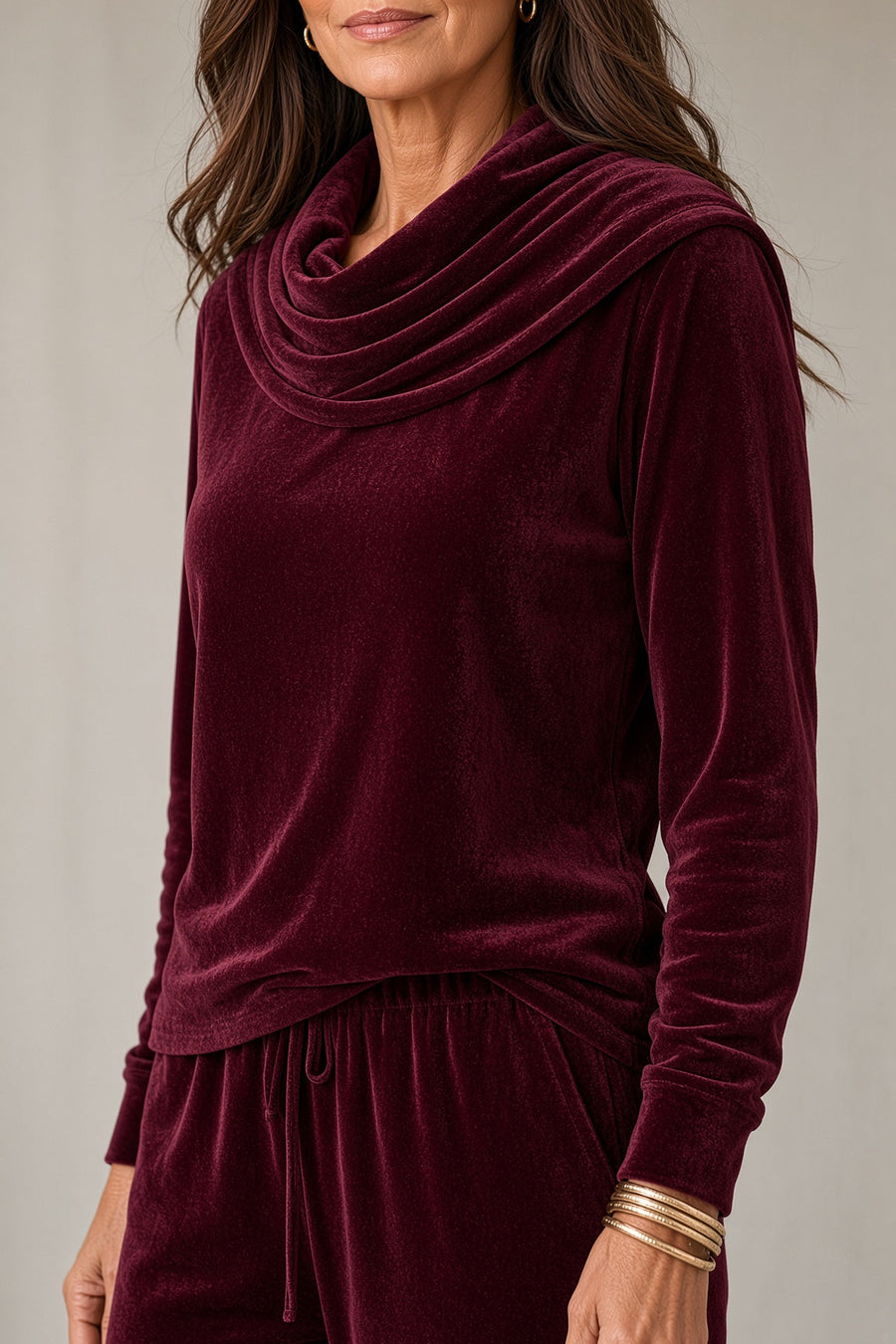 Taylor | Velvet Two-Piece Pant Set