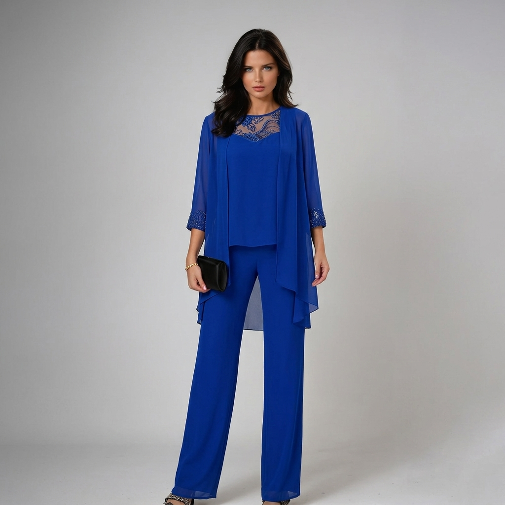 Julia™ | Elegant Beaded Three-Piece Set