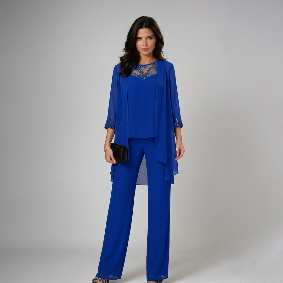 Julia™ | Elegant Beaded Three-Piece Set