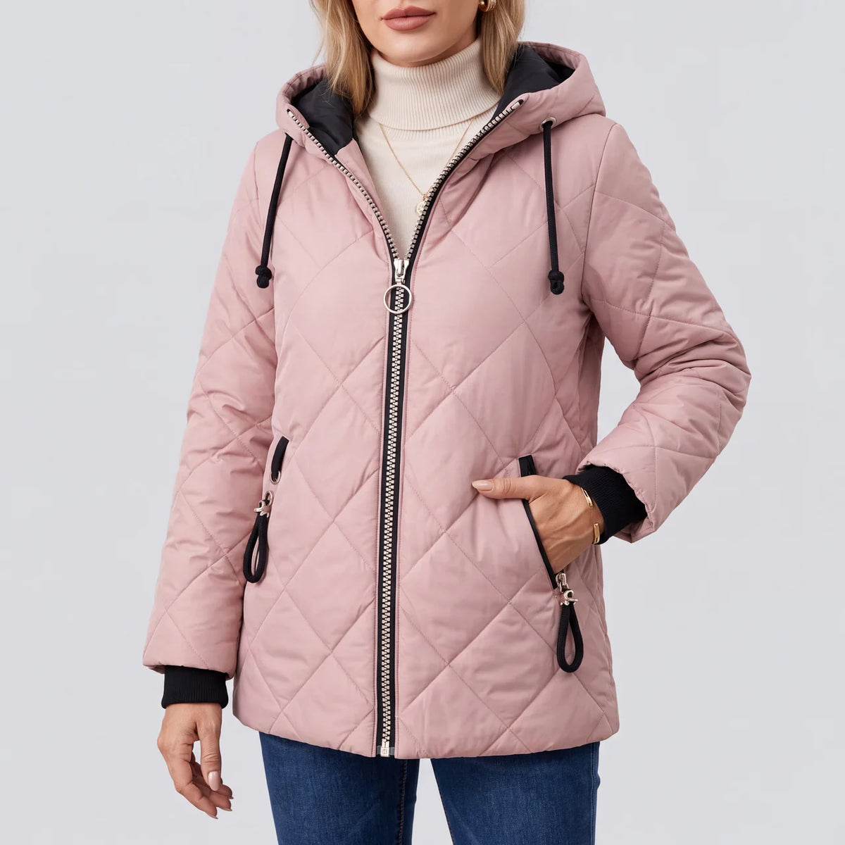 Nancy™ | Lightweight Quilted Hooded Jacket