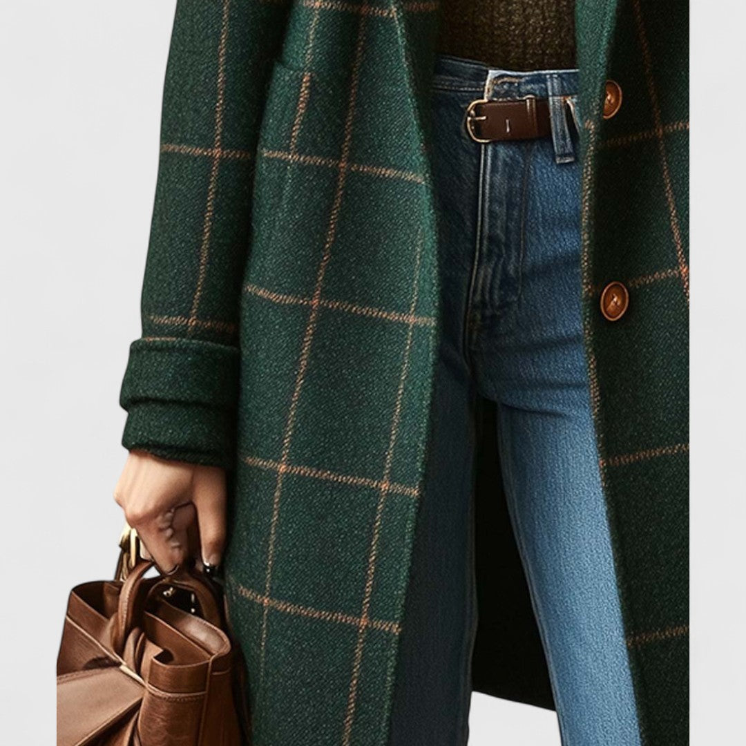 Kathleen™ | Elegant Plaid Winter Coat