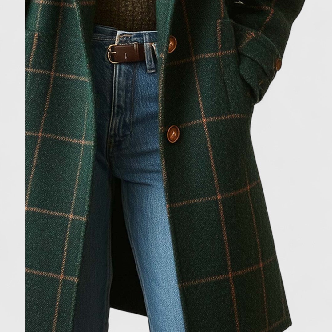 Kathleen™ | Elegant Plaid Winter Coat