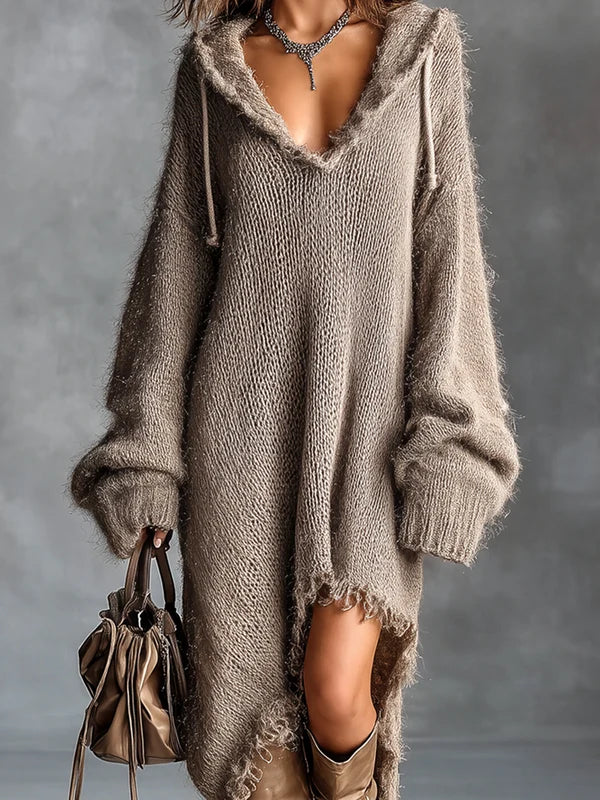 Hannah™ | Cozy Oversized Hooded Dress