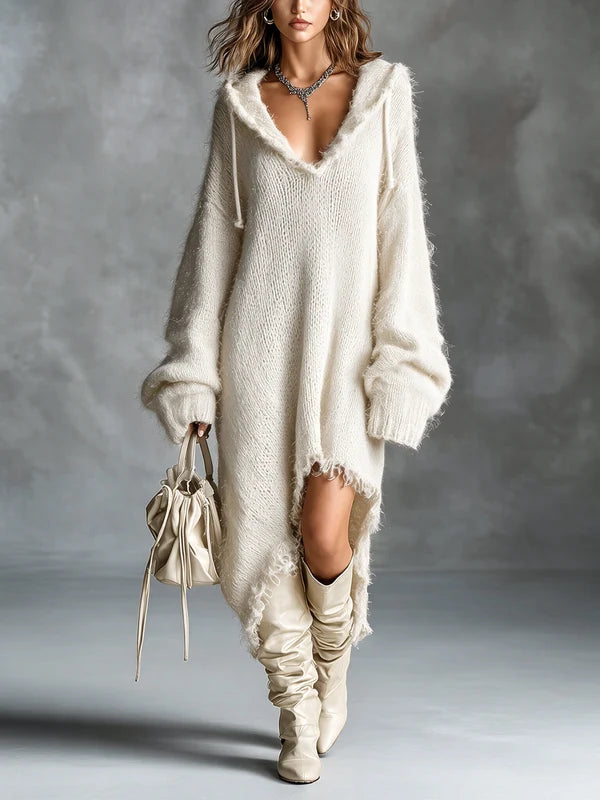 Hannah™ | Cozy Oversized Hooded Dress