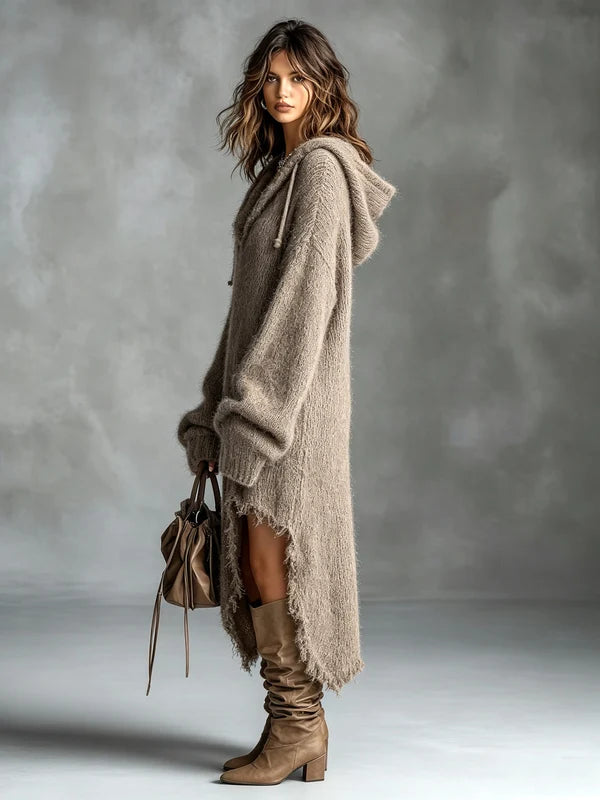 Hannah™ | Cozy Oversized Hooded Dress