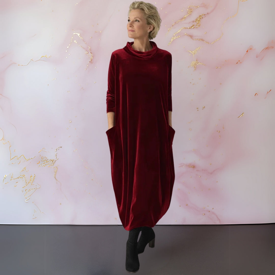 Lorraine™ | Elegant Velvet Maxi Dress