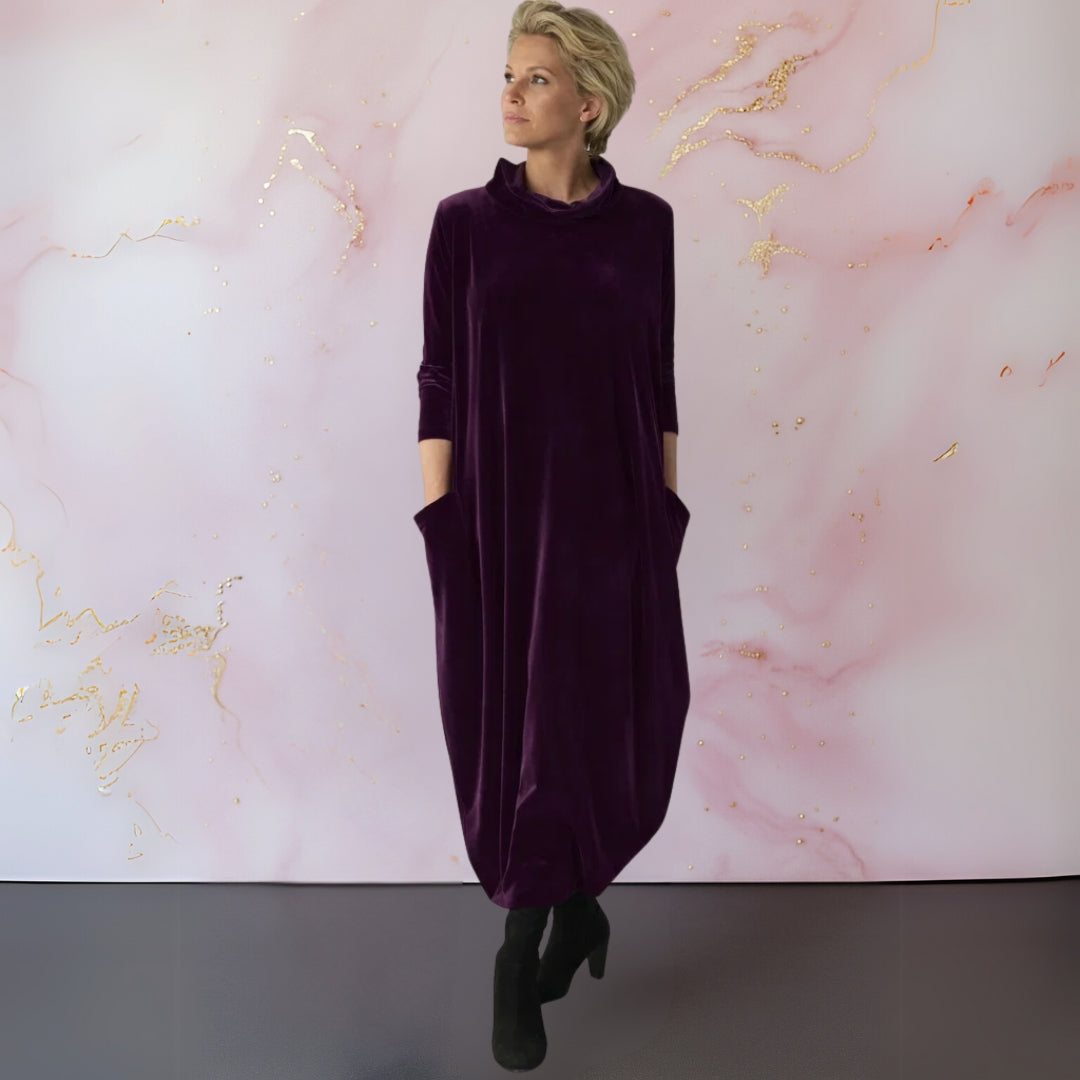 Lorraine™ | Elegant Velvet Maxi Dress
