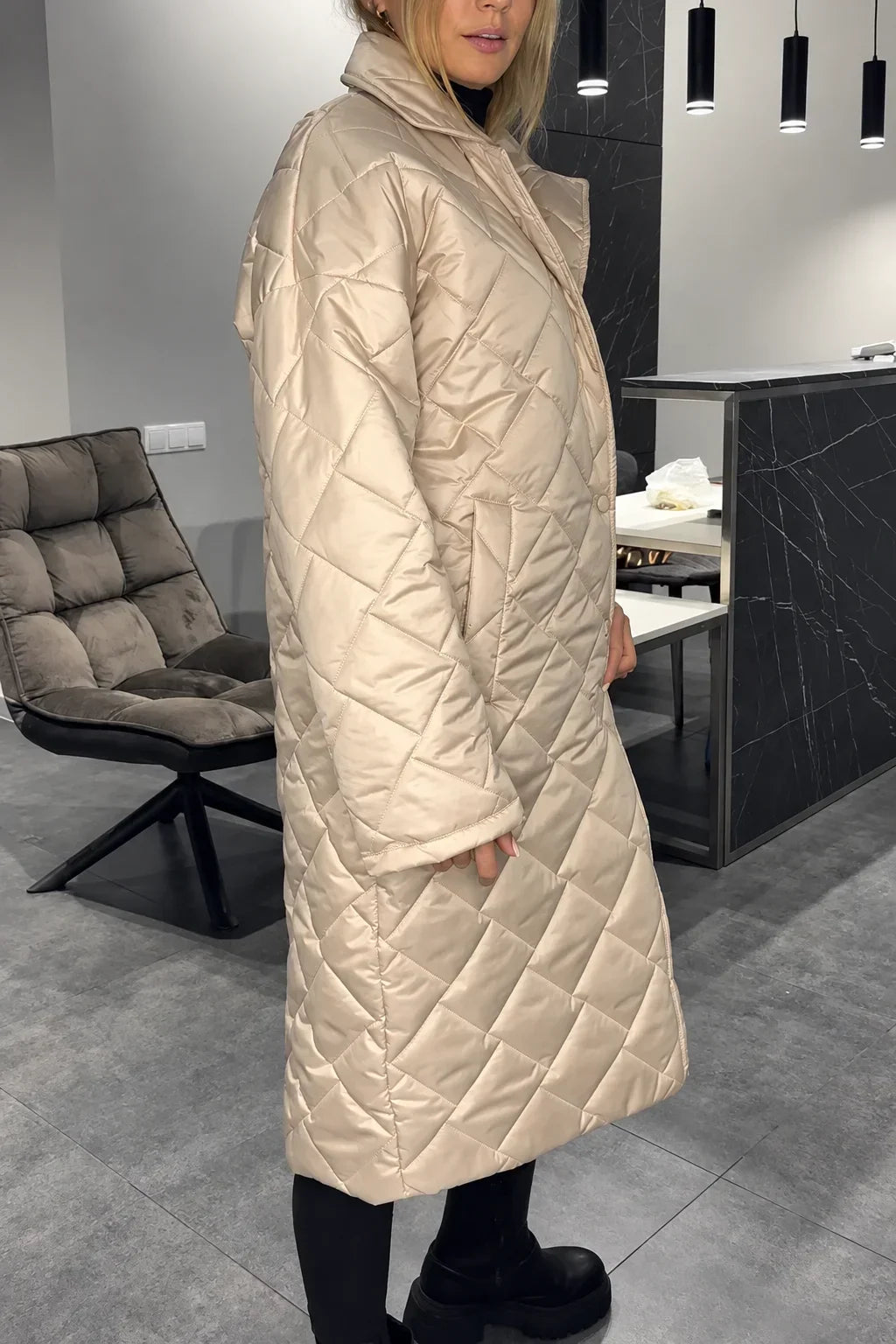 Andrée™ | Quilted Coat Warmth & Style