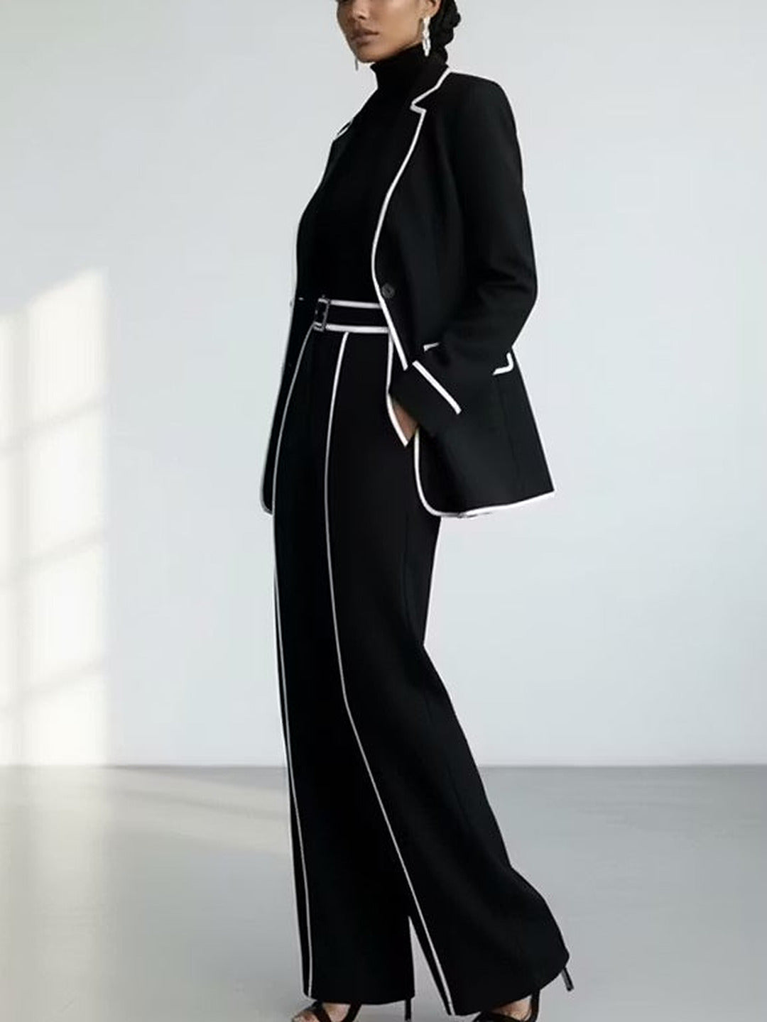 Veronica™ | Elegant Two-Piece Pantsuit