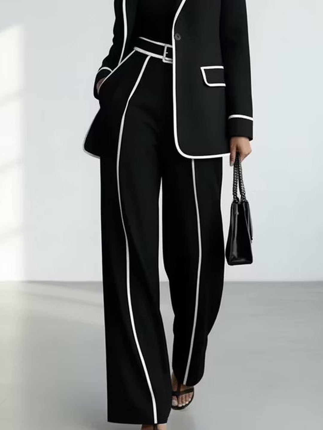 Veronica™ | Elegant Two-Piece Pantsuit