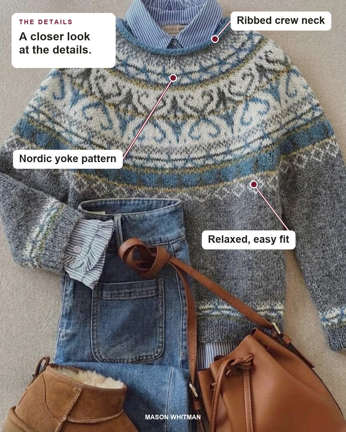 Annika | Nordic Knit Sweater