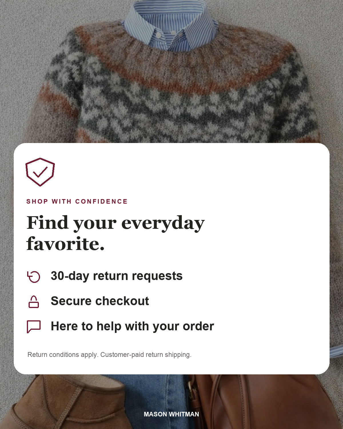 Ashley | Nordic Knit Sweater