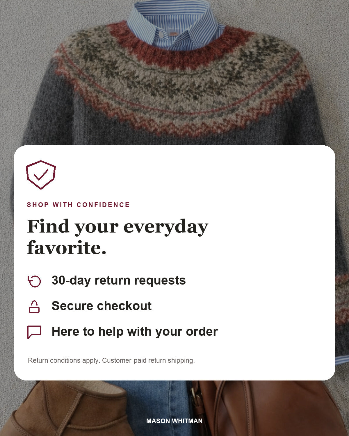 Lauren | Nordic Knit Sweater