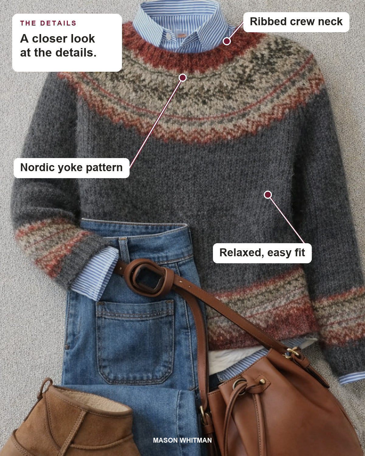 Lauren | Nordic Knit Sweater