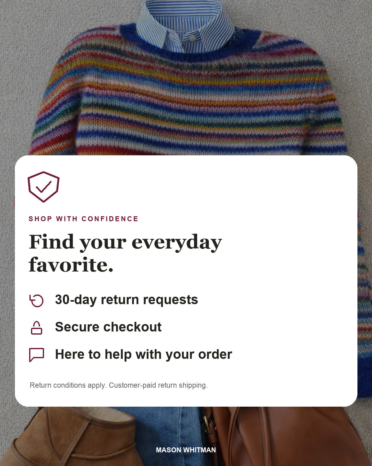 Megan | Striped Knit Sweater