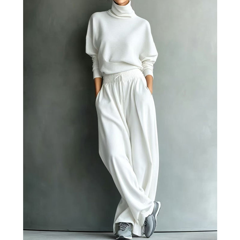 Caroline | Elegant Turtleneck & Wide-Leg Set