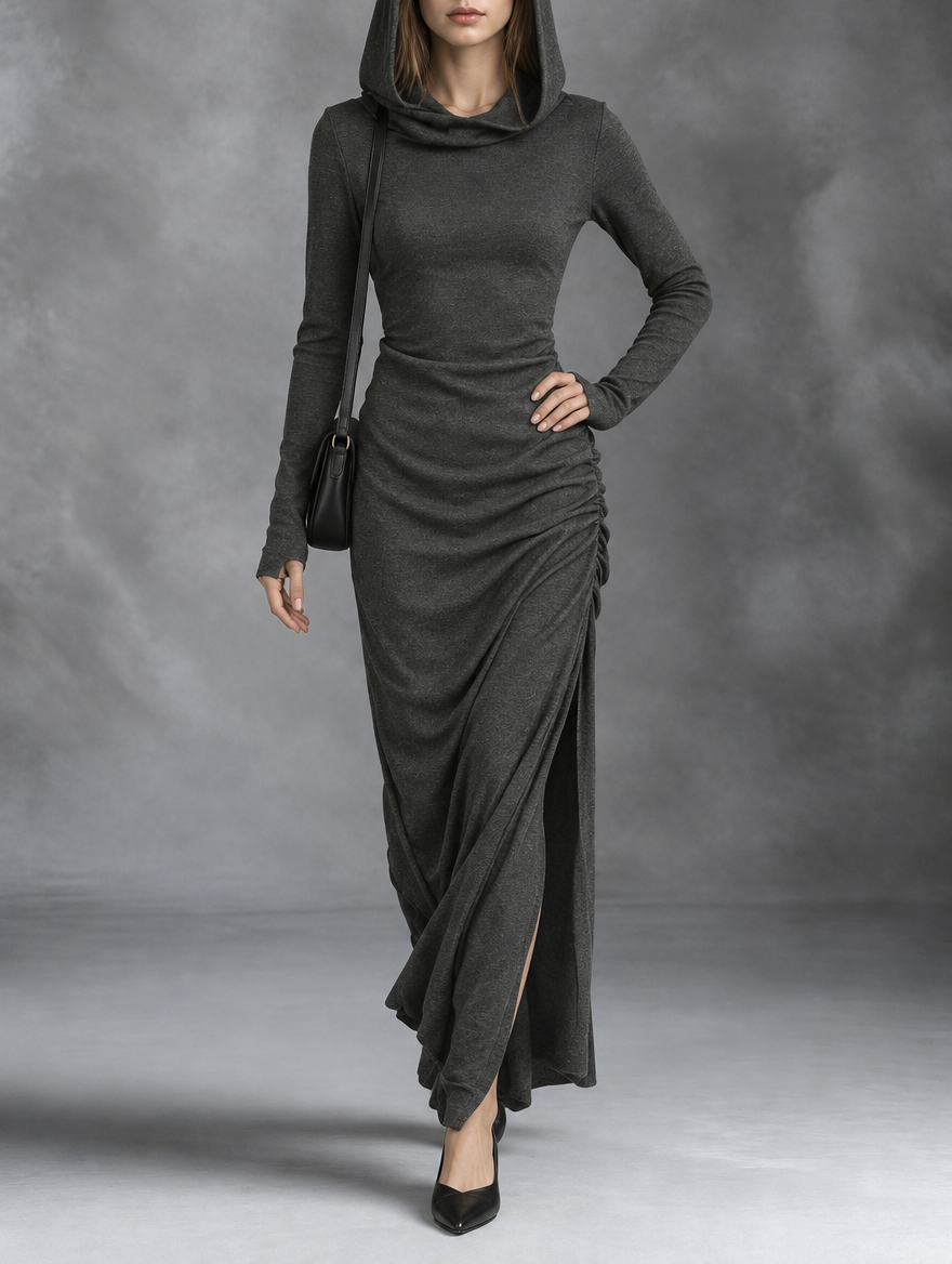Stacia | Hooded Maxi Dress