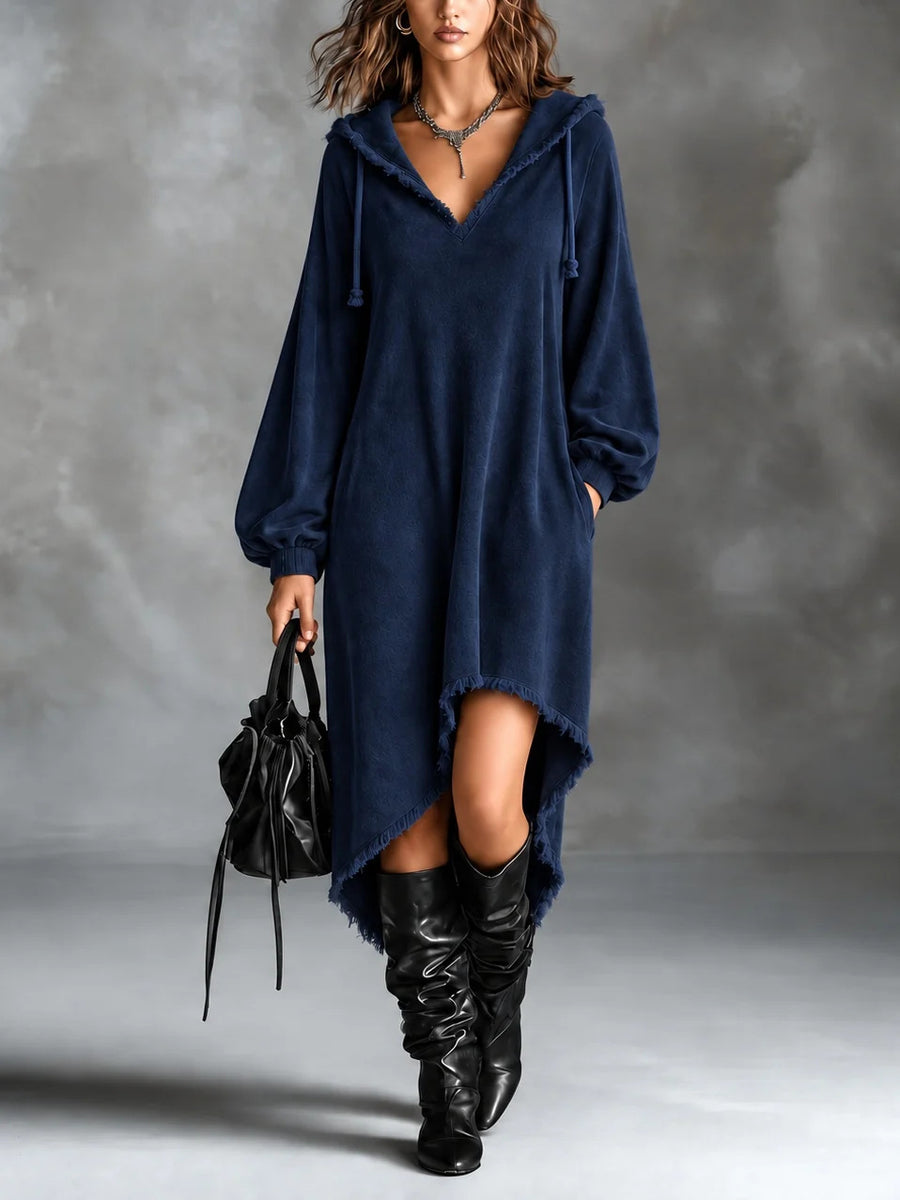 Sharon™ | Cozy Oversized Hooded Dress