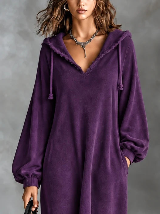 Rosie™ | Cozy Oversized Hooded Dress