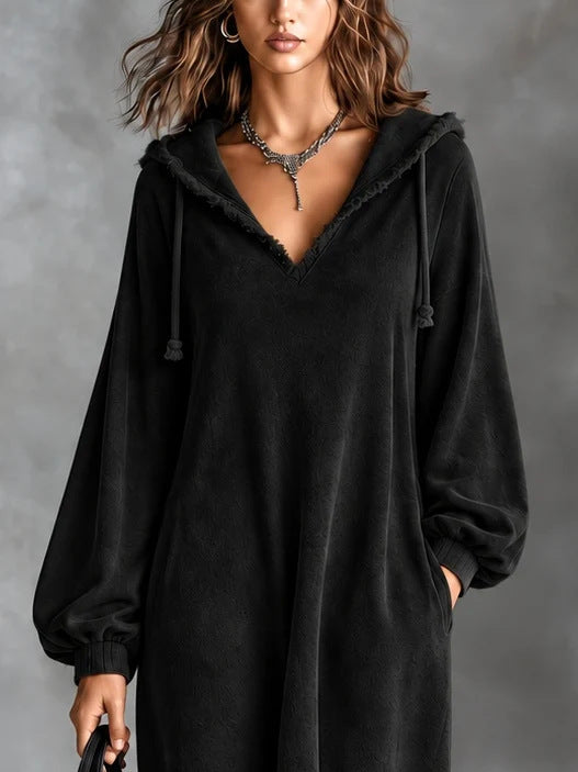 Rosie™ | Cozy Oversized Hooded Dress