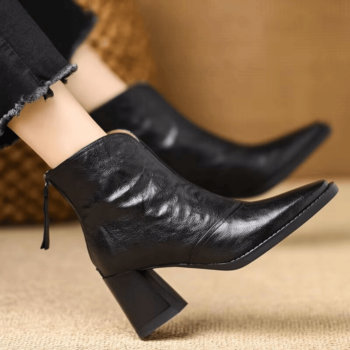 Amelia™ | Leather Comfort Ankle Boot