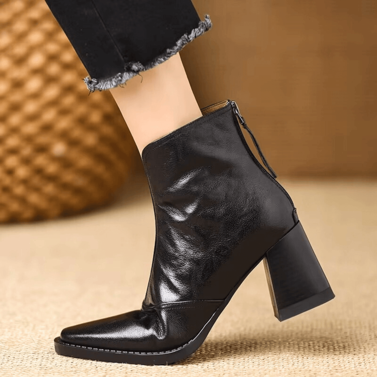 Amelia™ | Leather Comfort Ankle Boot
