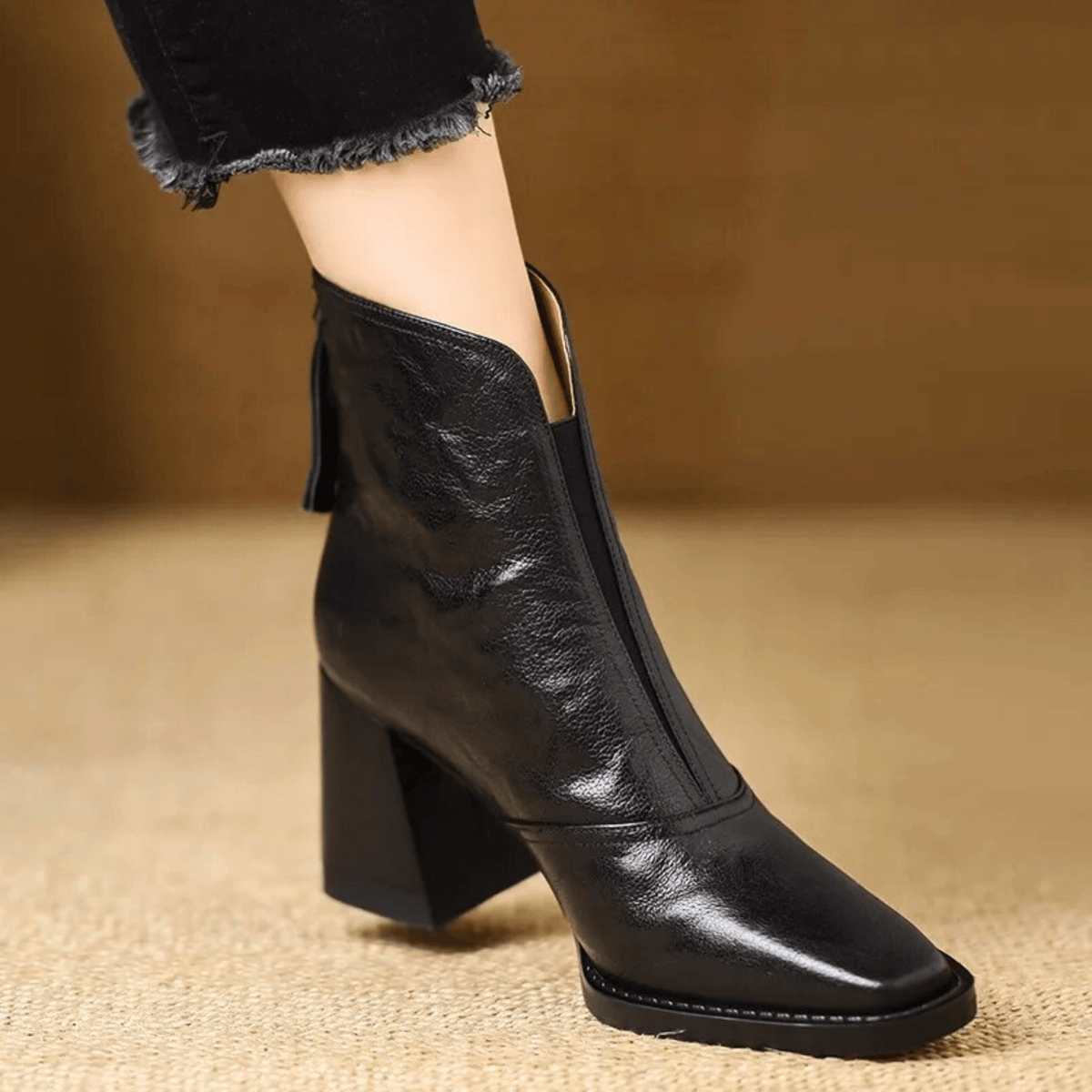 Amelia™ | Leather Comfort Ankle Boot